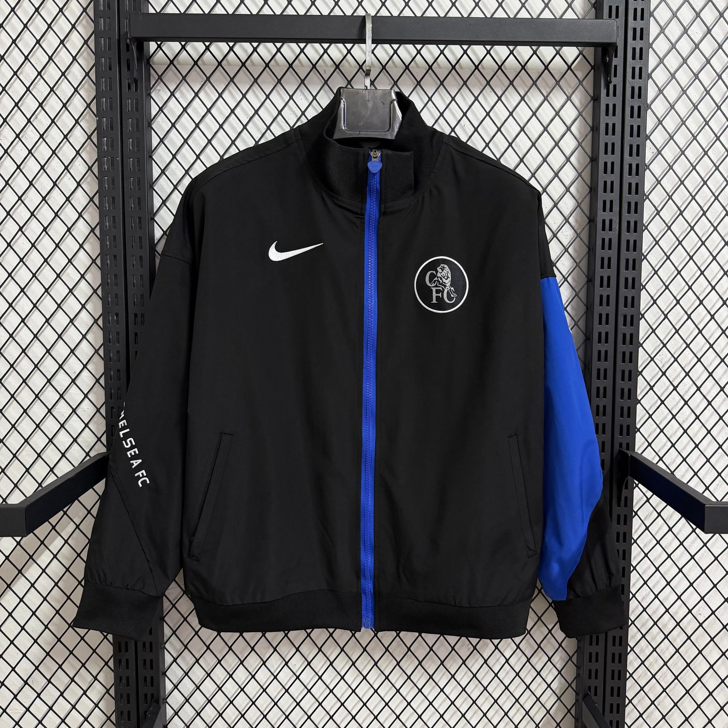 Chelsea 25/26 Track Jacket - Black/Blue